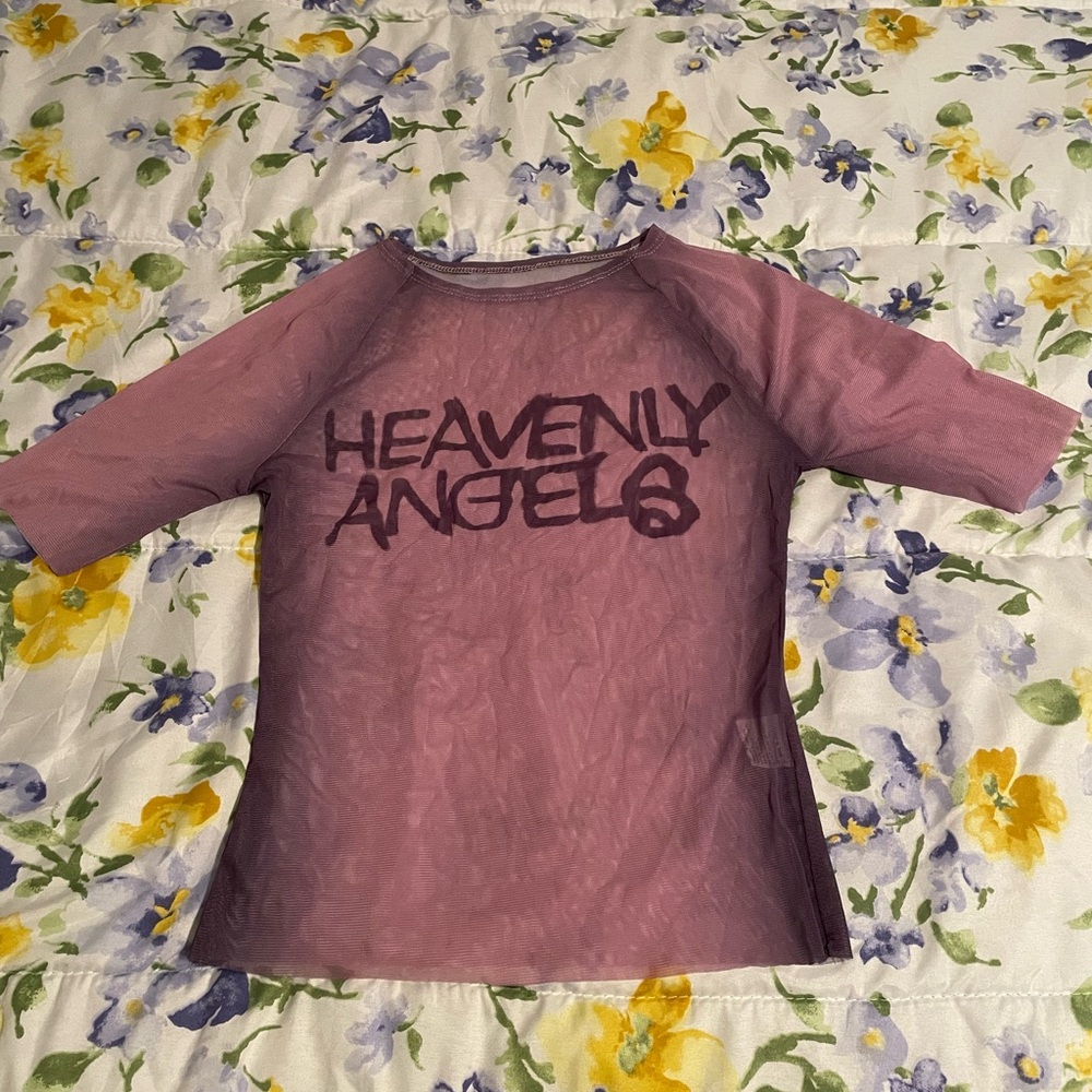 Pink Short Sleeve Tee Casual Cotton